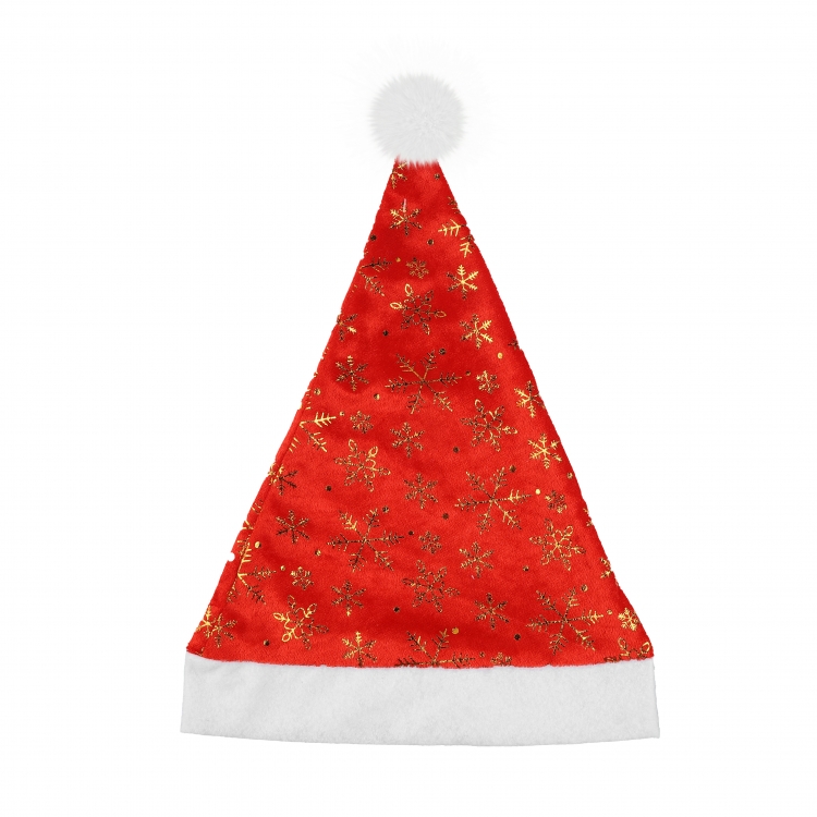 Колпак «Новогодний» Золотые снежинки